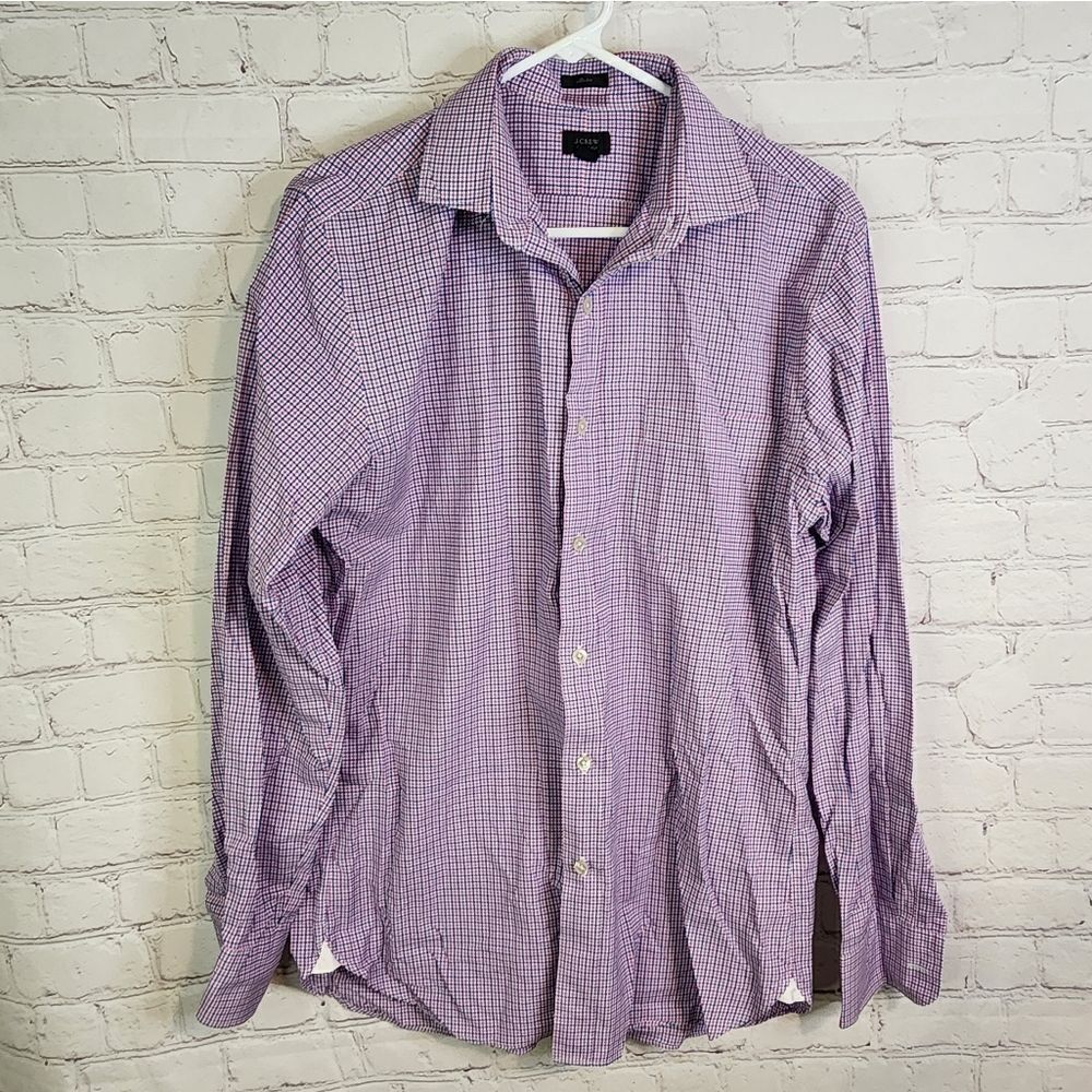 Men's J. Crew 120's 2 Ply "Ludlow" longsleeve button-down shirt, size Medium